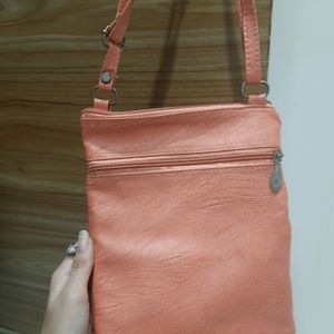 Beautiful Carrot Colour Sling Bag