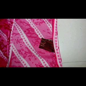 Pink Printed Summer Kurti