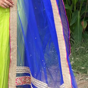 Grand Lehenga With Shawa Blue