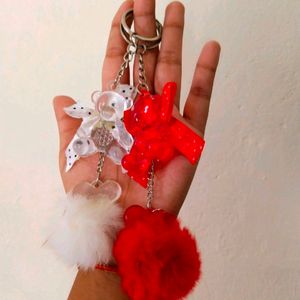 Price Dropped 🚨 New Set Of 2 Teddy Keychain 🎀❤️