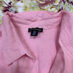 Pink Linen Shirt