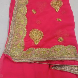 Georgette Saree With Blouse