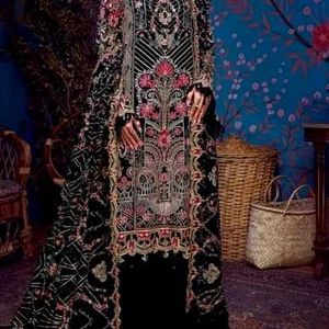 Heavy Pakistani Black Suit Set