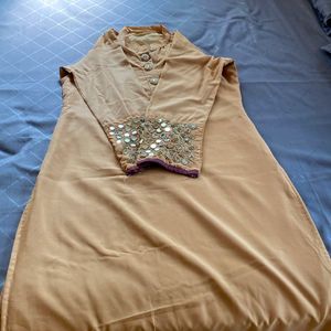 Long Kurthi With Bottom