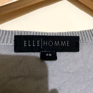 Imported Grey Top By Elle Homme