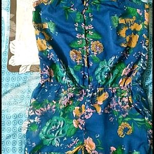 Tropical Print New Jumpsuit