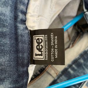 Blue Washed Jeans For Women