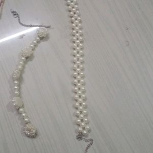 4 Bracelets 6 Korean  Necklace Set