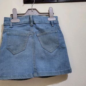 Denim Skirt For Girls