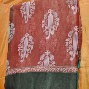 Saraswati Women's Chiffon Saree