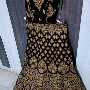 Heavy Kundan Work with Zaari Embroidery  Lehenga