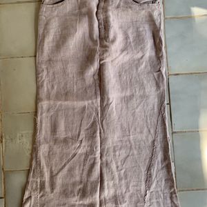 ZARA Linen Skirt