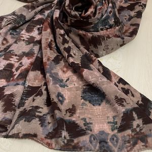 Printed Brown Stole