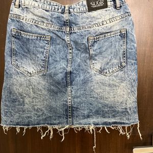 DENIM SKIRT