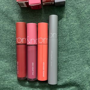 Rom&nd Lip Tint & Black Mascara Combo