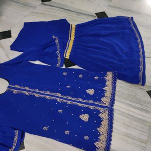 Royal Blue Colour Garara Set