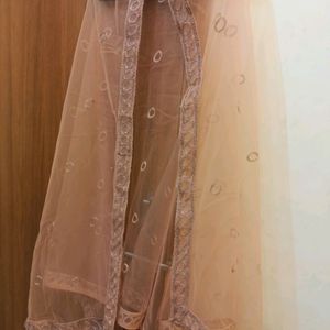 Beautiful Coral Peach Lehenga