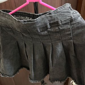 Denim Mini Skirt