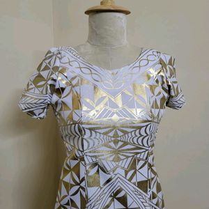 Self Print Dress