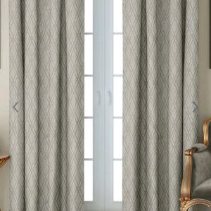 Cortina Embossed Abstract Printed Door Curtains