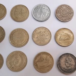 5 Rupees Coin Collections Leader Face Government Celebration Coins