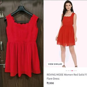 Red Roving Mode Mini Dress