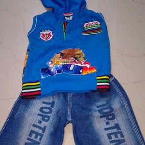 Chota Bheem Boy Hooded Set