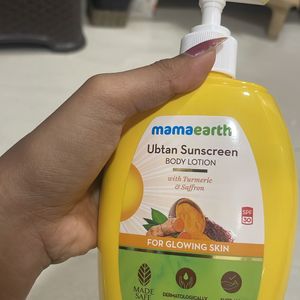 Ubtan Sunscreen Mamaearth Body Lotion