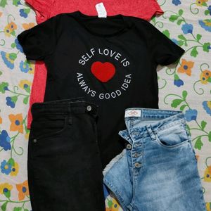 Jeans And Tshirt Set Of 4