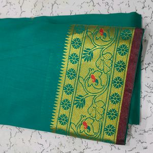 Silk Saree Attach Blouse Piece New