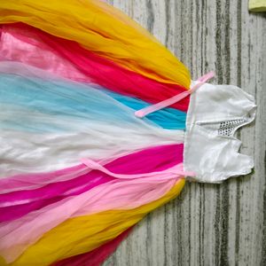 Rainbow Frock For Girls 299