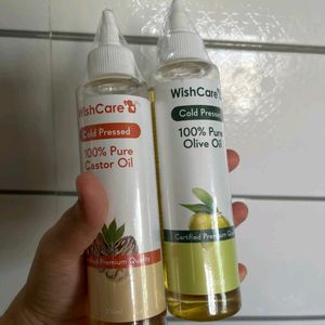 Wishcare Olive Castor Oil Combo