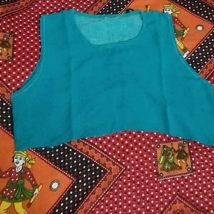 Co-ord Set Blouse Top Bluish Green