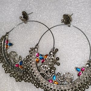 Peacock Ear Rings