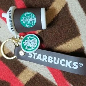 Starbucks Cup 3d Silicon Keychain