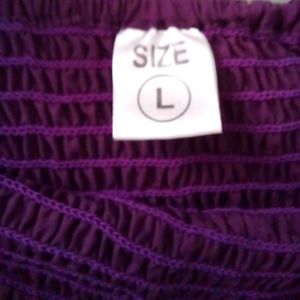 Women Sleeveless Dress Purple Colour