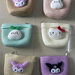 Cute Cartoon Jute Bags