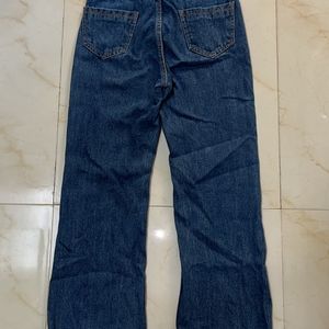 Women Blue Straight Fit High-Rise Jeans