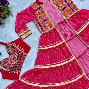 Navratri Special Shrug And Blouse