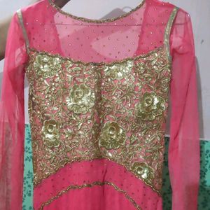 Double Layer Anarkali Suit