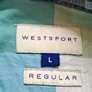 Westsport Men Checks Green RelaxedFit Casual Shirt