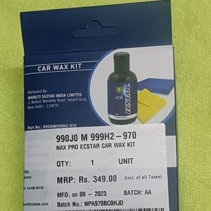 Ecstar Car Wax Kit