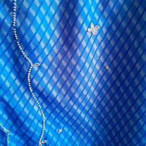 Blue Saree For Occasions