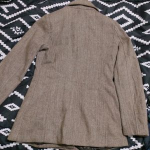 🌸 Women's 🌸 XS Herringbone Pattern Brown Coat