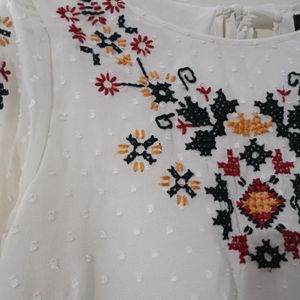 Embroidered Top