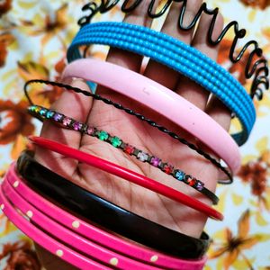 All Hairband Pack Of 8 Hairbands@200