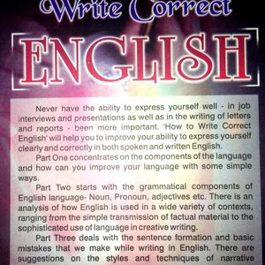 Correct Writing Tip In English