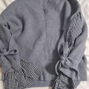 coquette korean bow sweatshirt