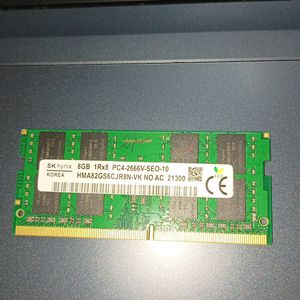 8 Gb Ddr4 Ram Card For Laptop