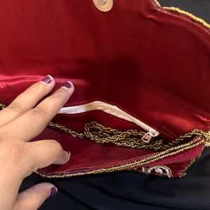 Velvet Sling Bag